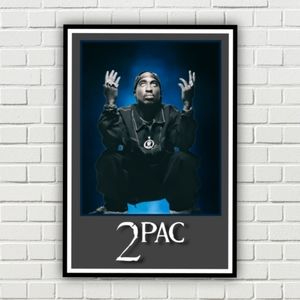 Tupac RIP  art framed and matted wall decor